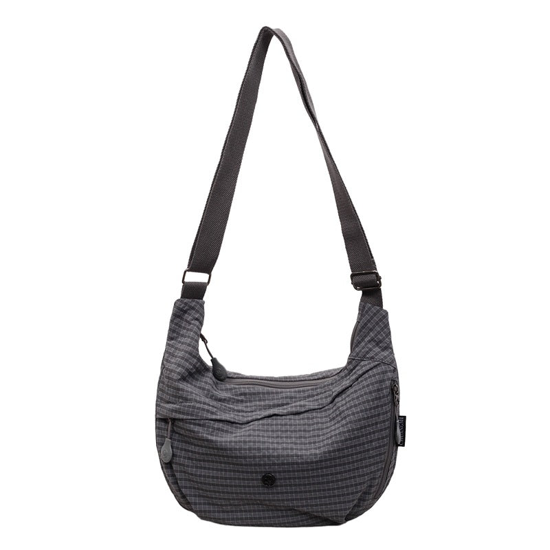 Casual Checkered Sling Bag Bowlift