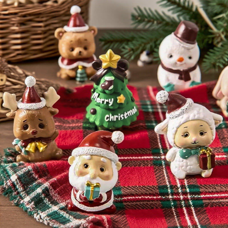 Decorative Christmas figure in sheep design Bowlift