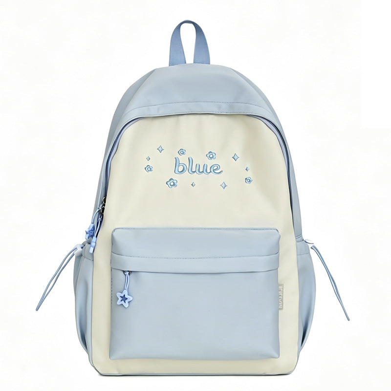 Cute Floral-Embellished Backpack Bowlift