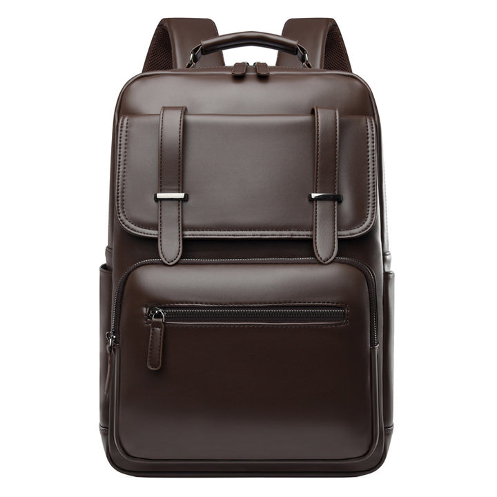 Leather Laptop Backpack Bowlift