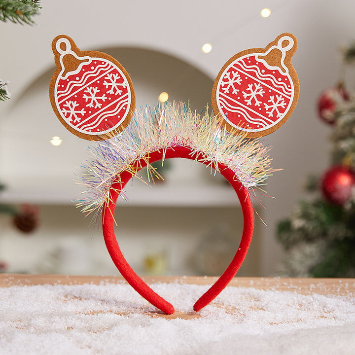 Festive Reindeer Headband Bowlift