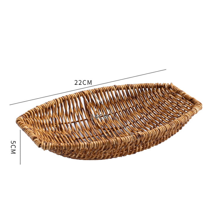 Decorative Handwoven Serving Tray Bowlift