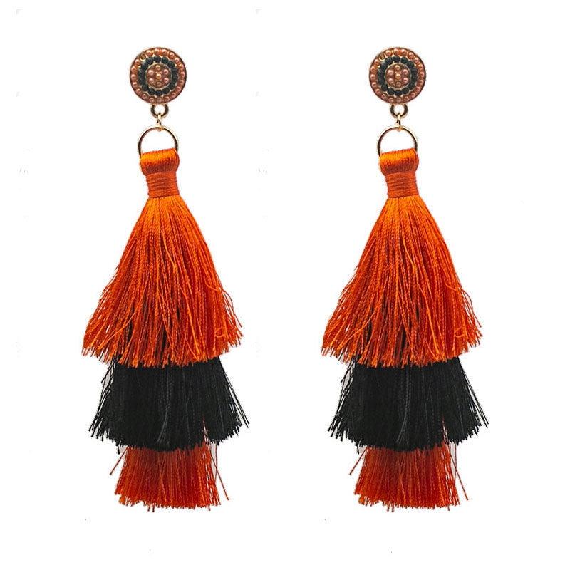 Artistic Skull-Inspired Drop Earrings Bowlift