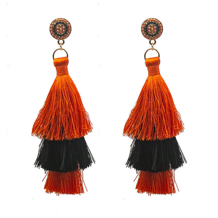 Artistic Skull-Inspired Drop Earrings Bowlift