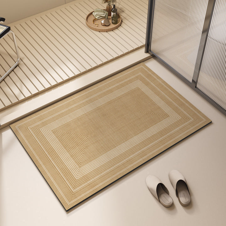 Modern Geometric Bath Mat Bowlift