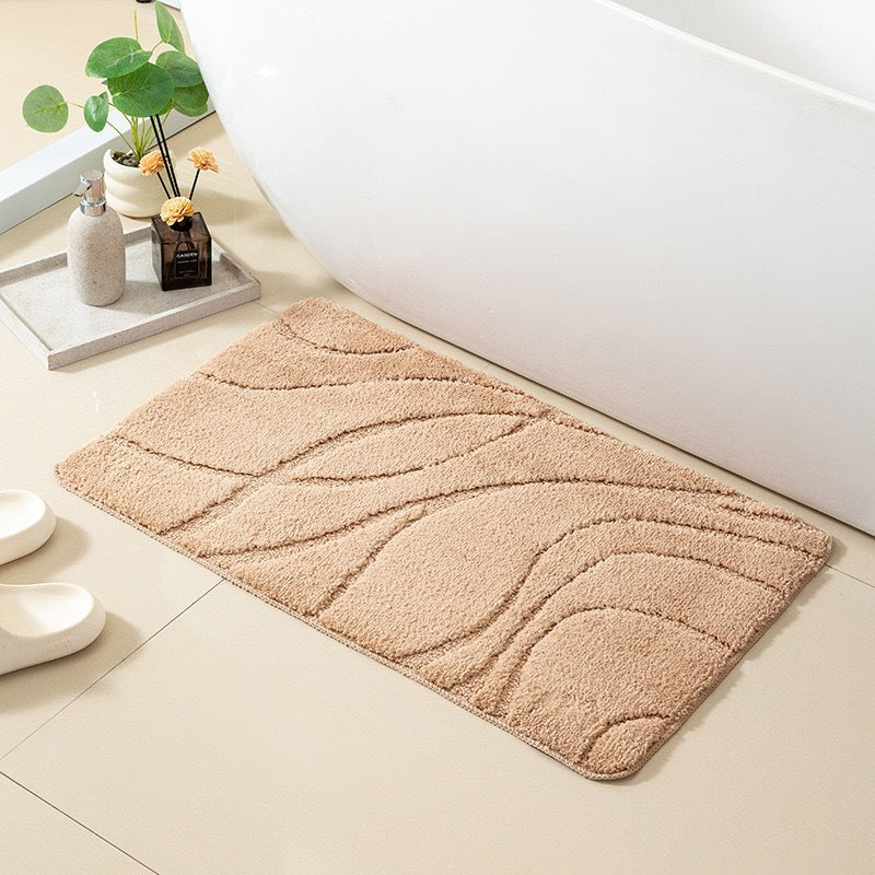 Luxurious Textured Bath Mat Bowlift