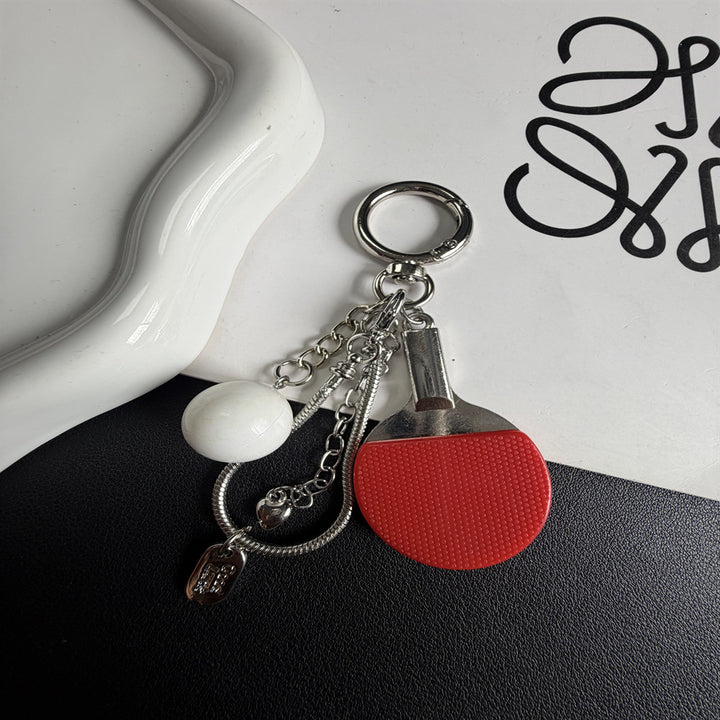 Badminton-Themed Keychain Bowlift