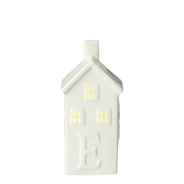 Decorative Ceramic House Candle Holder Bowlift