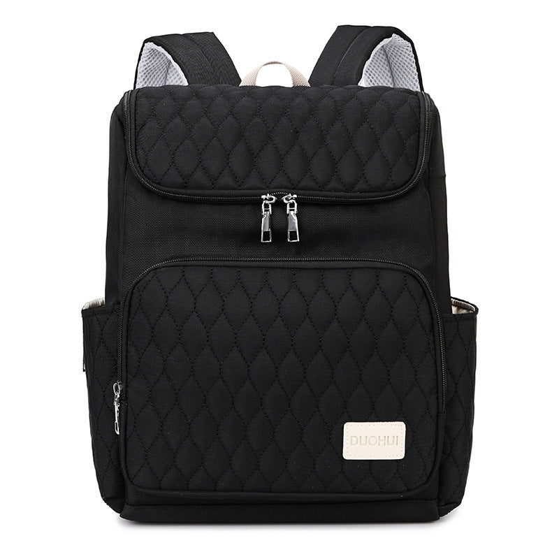 Quilted Multi-Pocket Backpack Bowlift
