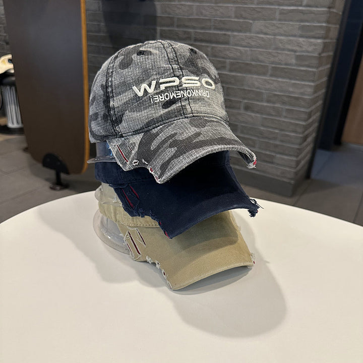 Men's Camouflage Cotton Baseball Cap Bowlift