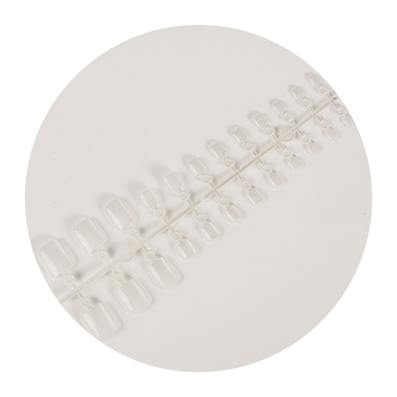 Premium Clear Press-On Nail Set Bowlift