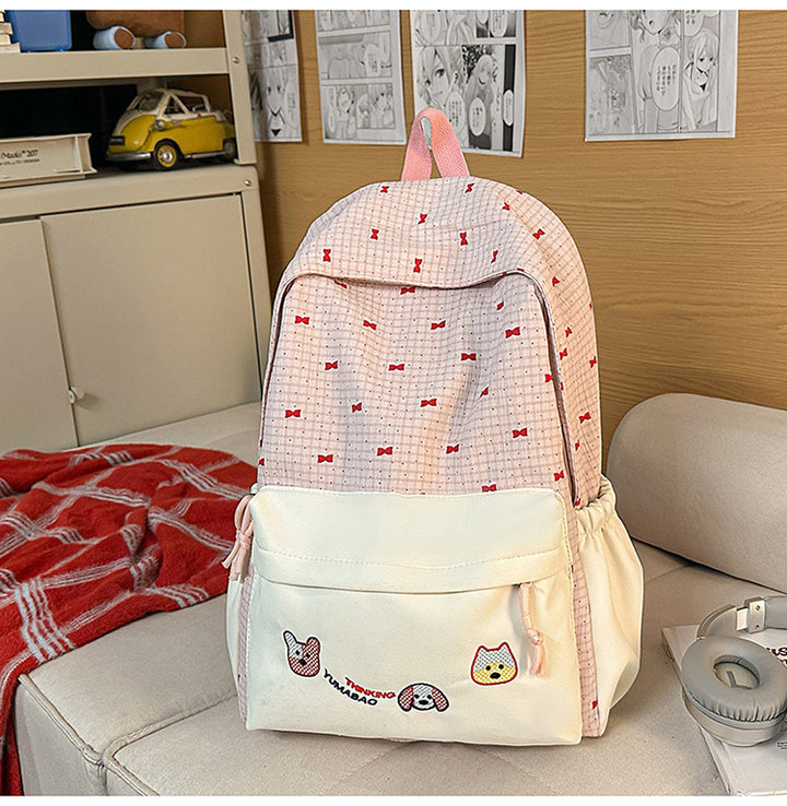 Cute Bow-Embellished Backpack Bowlift