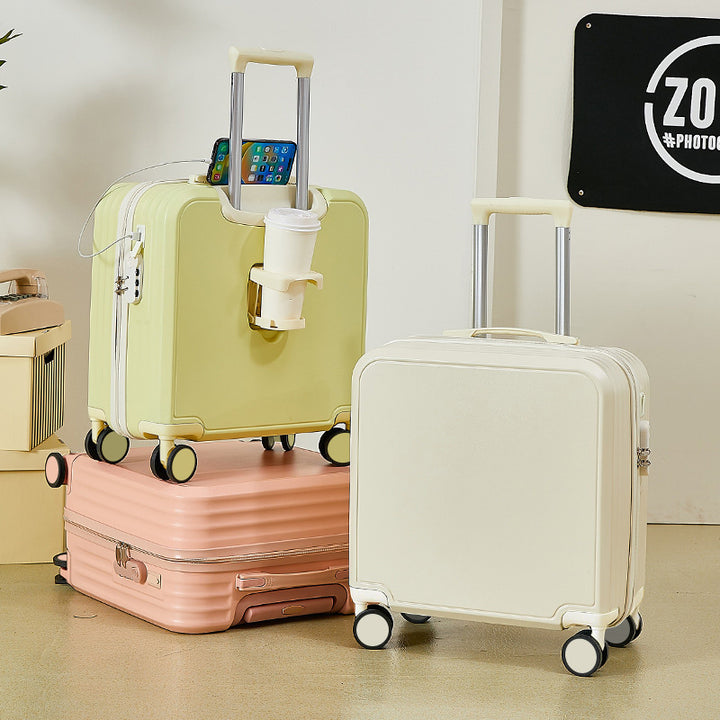 Unisex Lightweight Compact Hardshell Carry-On Luggage Bowlift