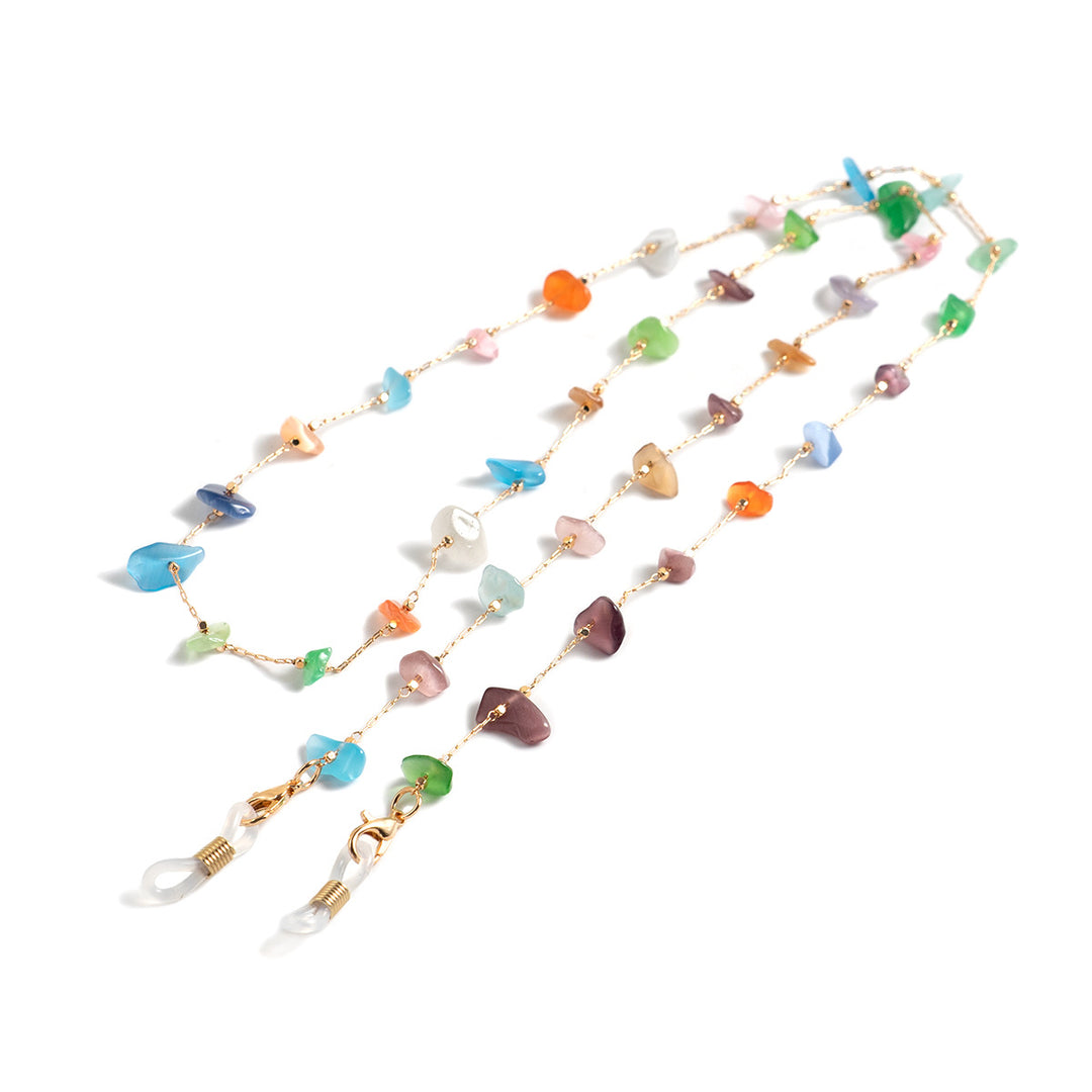 Delicate Gemstone Bead Eyewear Chain Bowlift