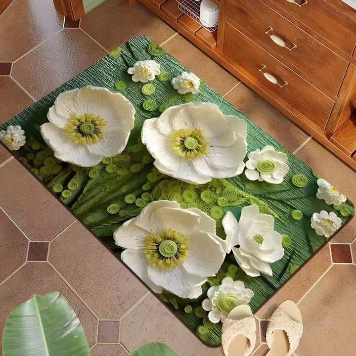 3D Floral Garden Mat Bowlift
