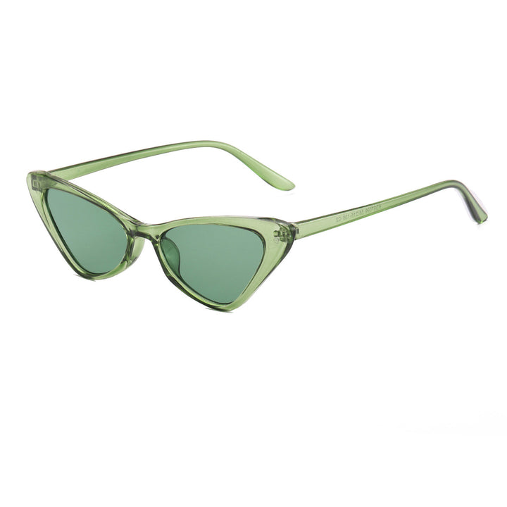 Women's Cat-Eye Sunglasses with Animal Print and UV Protection Bowlift
