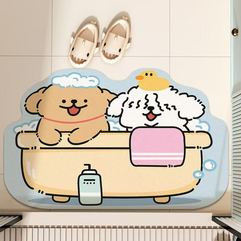 Cartoon Bath Mat Bowlift