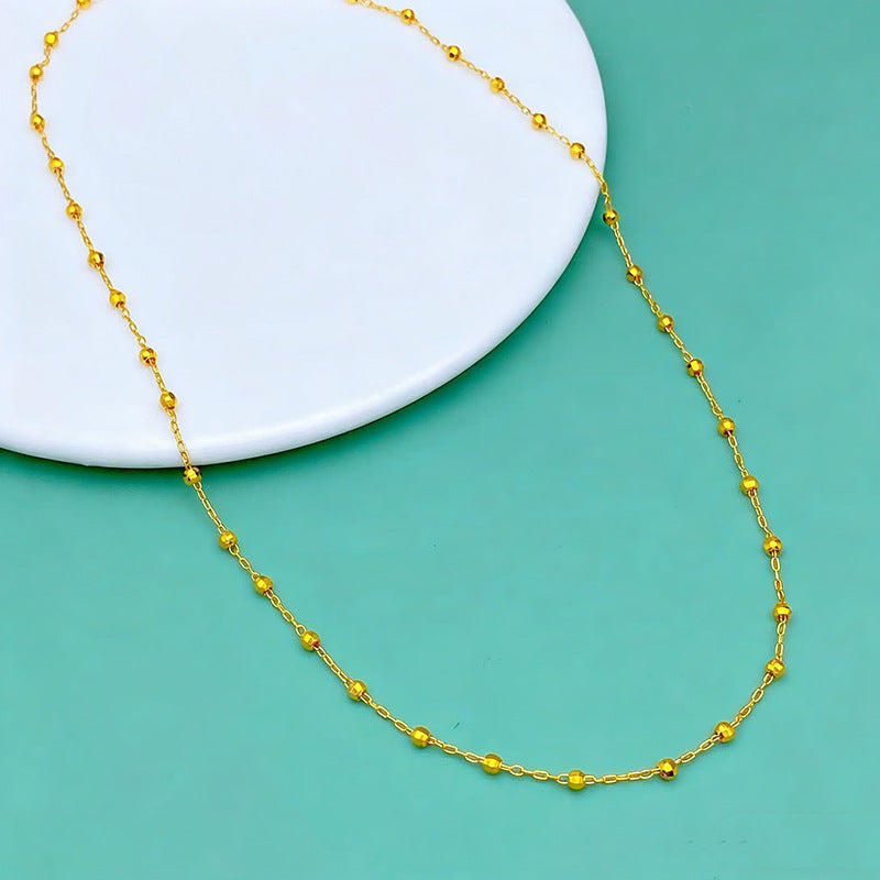Beaded Chain Necklace Bowlift