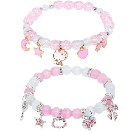 Charm Beaded Friendship Bracelet Set Bowlift