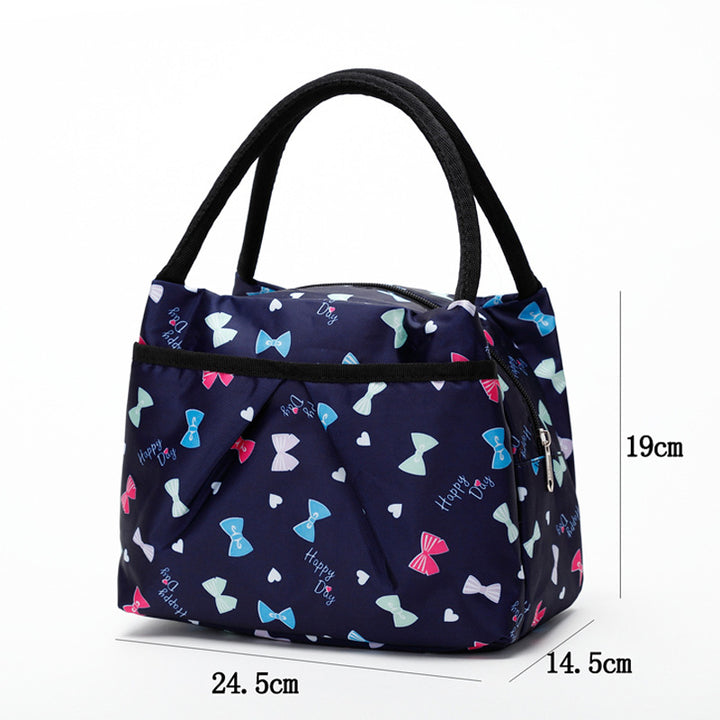 Floral Insulated Lunch Cooler Bag Bowlift