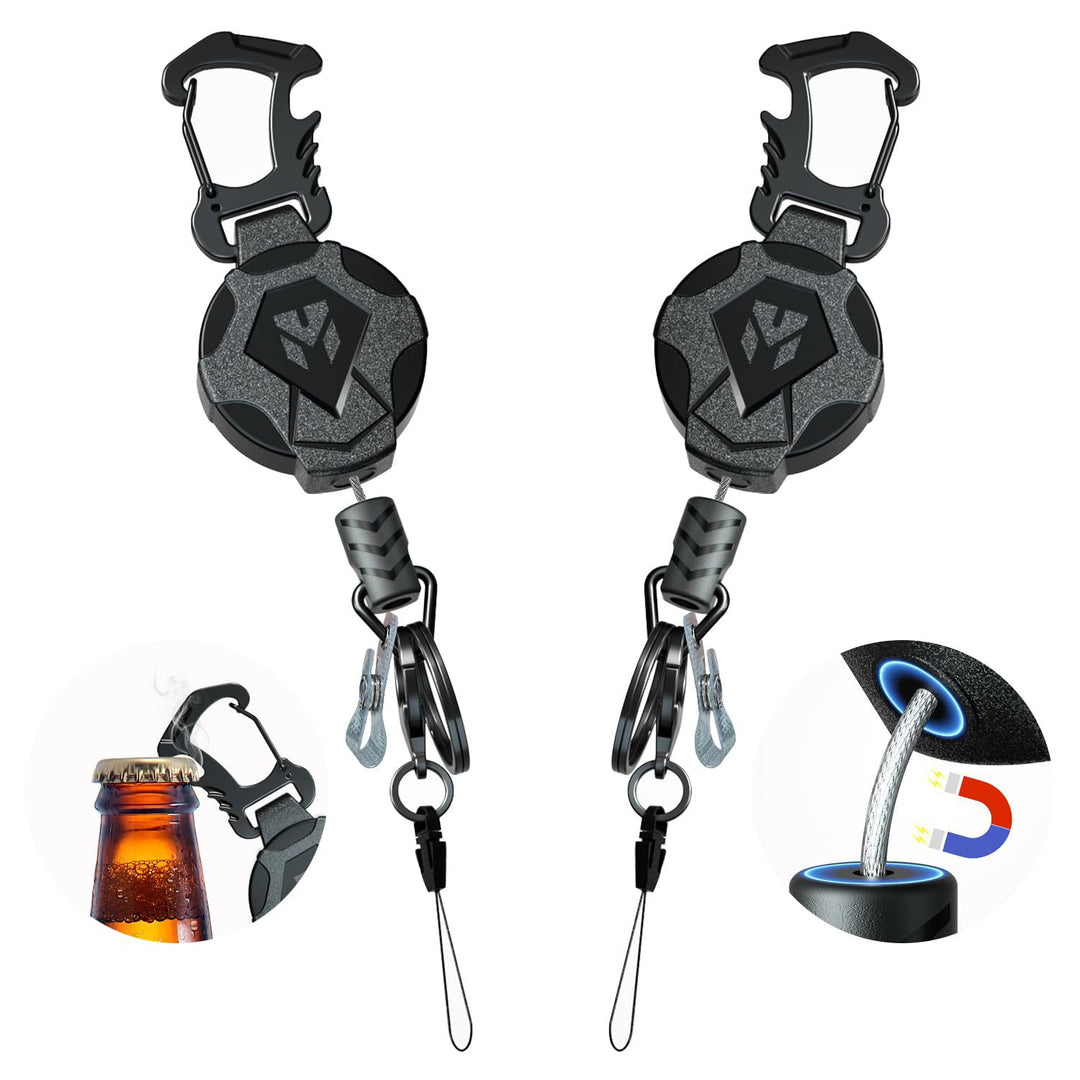 Keychain with retractable strap Bowlift