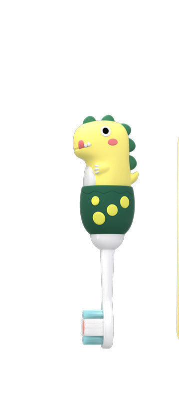 Dinosaur-Themed Ultra Soft Toothbrush Bowlift