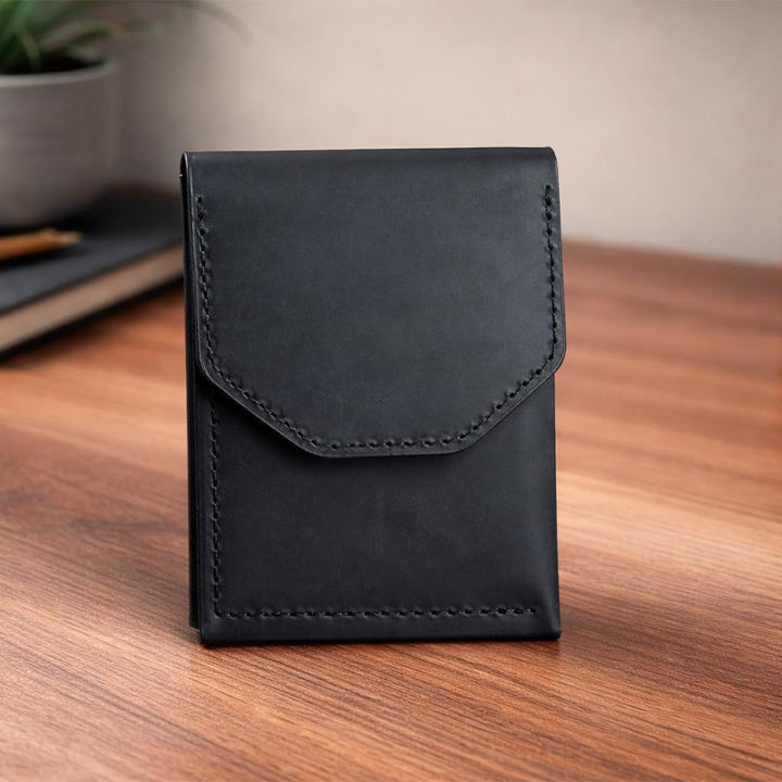 Sleek Leather RFID-Blocking Wallet Bowlift