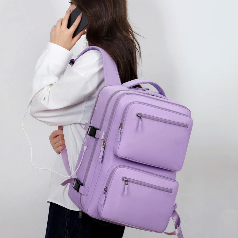 Versatile Dual-Layer Laptop Backpack Bowlift