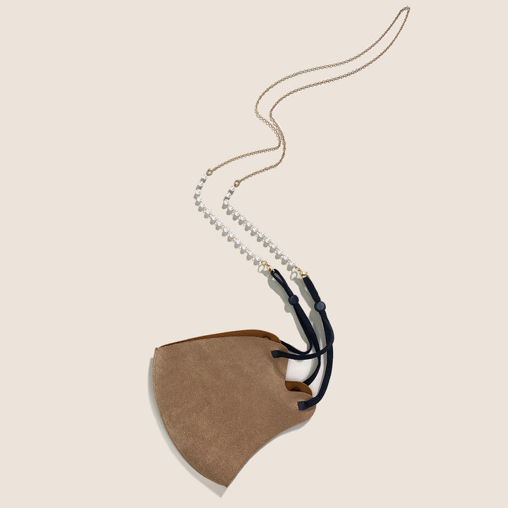 Pearl-Embellished Eyewear Retainer Chain Bowlift