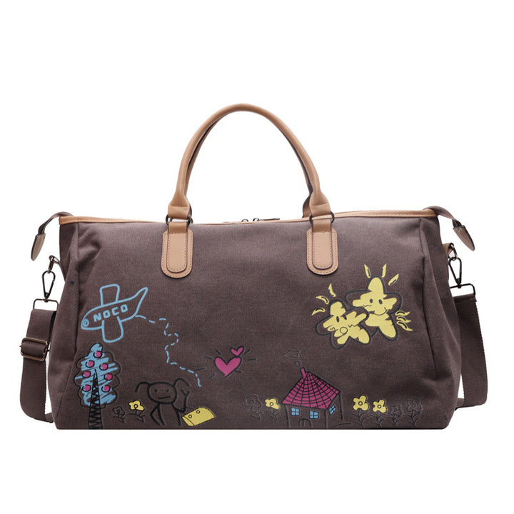 Creative Patterned Travel Duffle Bag Bowlift