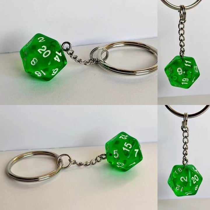 Dice-Themed Keychain Bowlift