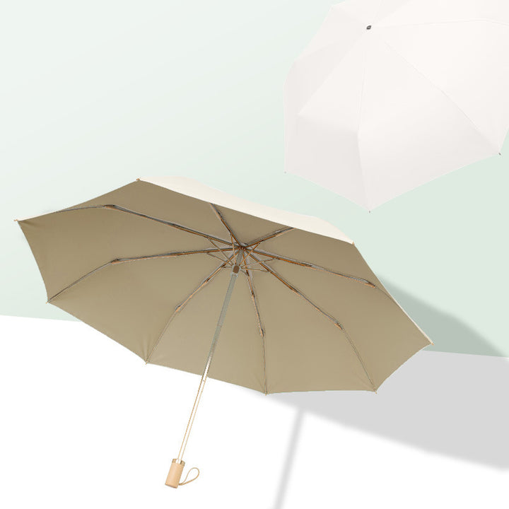 Women Foldable UV Protection Umbrella with Sturdy Frame Bowlift