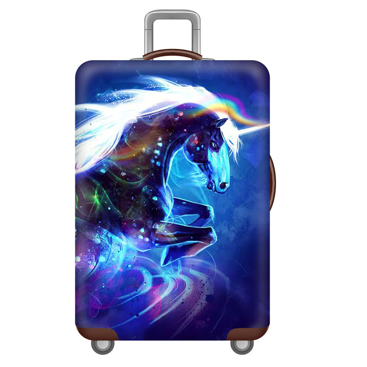 Unisex Hard-shell Travel Suitcase with Funny Panda Design Bowlift