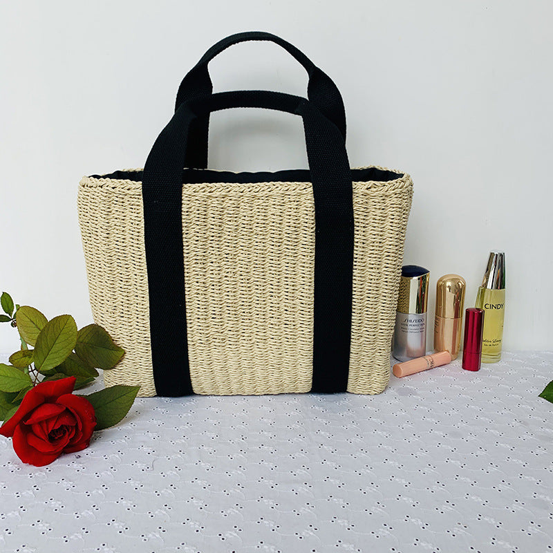Sustainable basket bag with sturdy carrying handles Bowlift