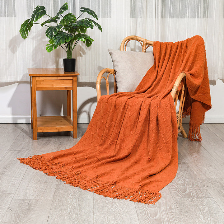 Cozy Knitted Throw