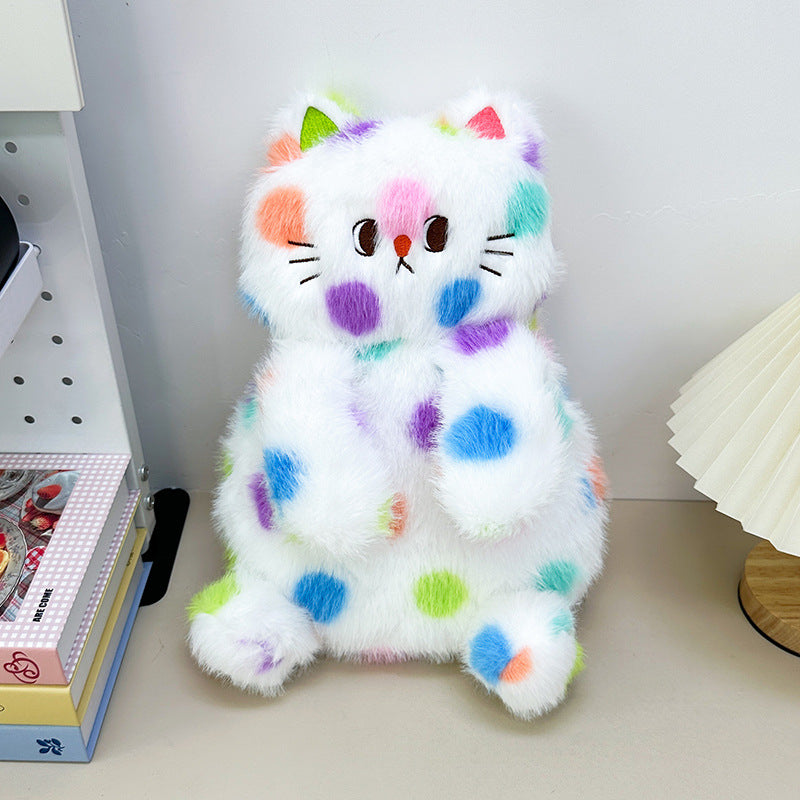 Plush bag with playful cat design Bowlift