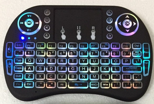 Backlit Wireless Mini Keyboard with Touchpad Bowlift