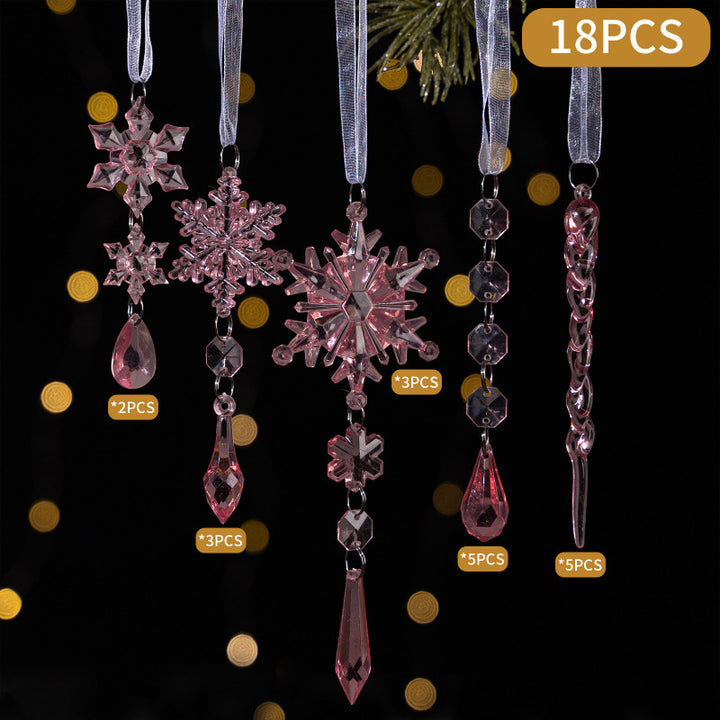 Glittering Snowflake Decoration Bowlift