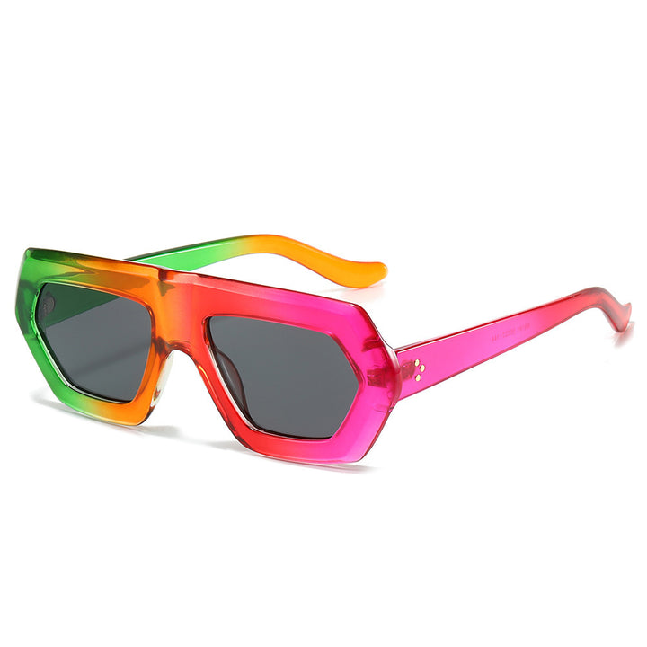 Women's fashionable optical glasses in extravagant hexagon design Bowlift