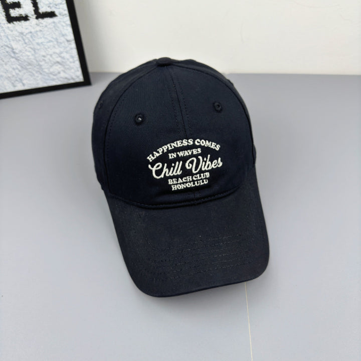 Men's Embroidered Chill Vibes Baseball Cap Bowlift