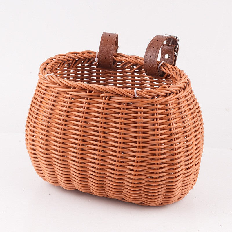 Handwoven Bicycle Storage Basket Bowlift