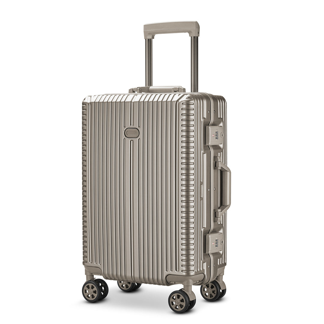 Men's High-Durability Hard Shell Wheeled Suitcase Bowlift