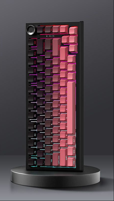Mechanical Gaming Keyboard with Gasket Structure Bowlift