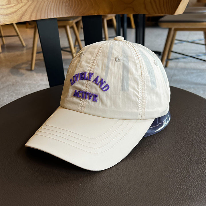 Women's Embroidered Active Lifestyle Baseball Cap Bowlift