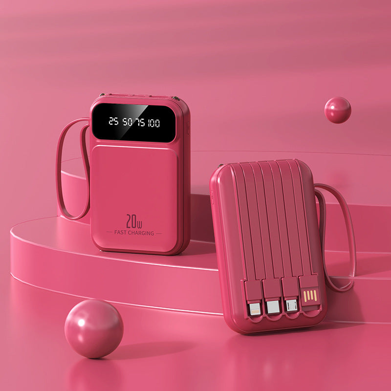 Portable power bank with intelligent fast charging technology and multifunctional design Bowlift