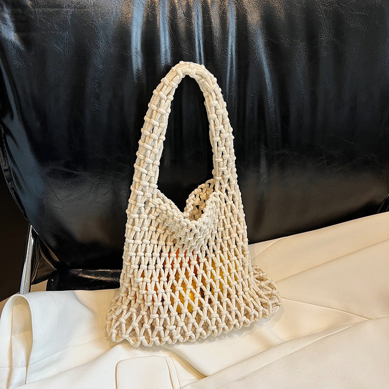 Handcrafted Macrame Tote Bag Bowlift
