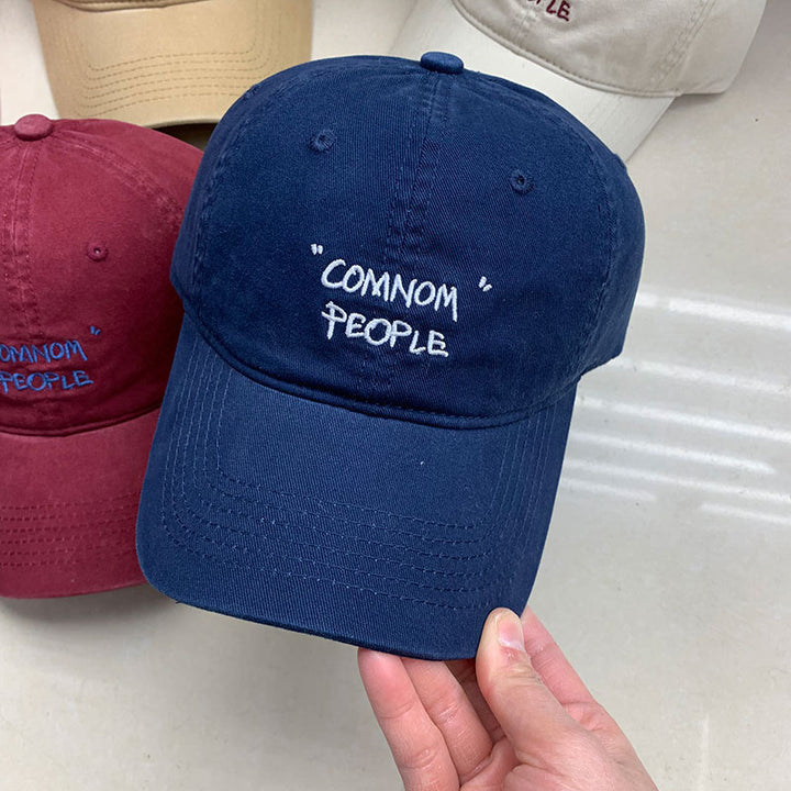 Men's Cotton Embroidered Baseball Cap Bowlift