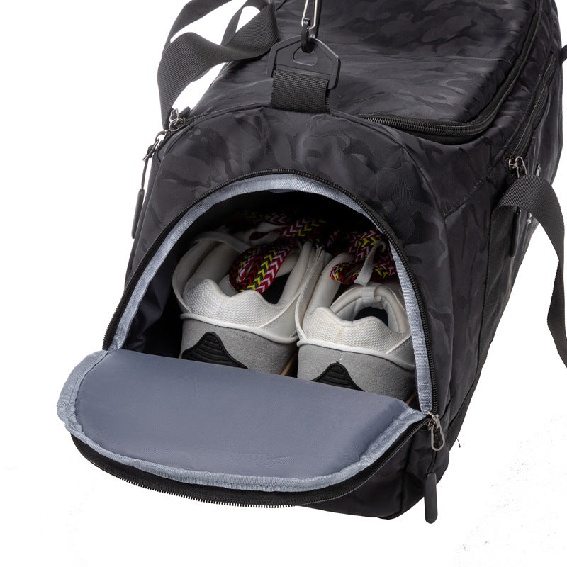 Sporty Travel Bag With Multifunctional Design Bowlift
