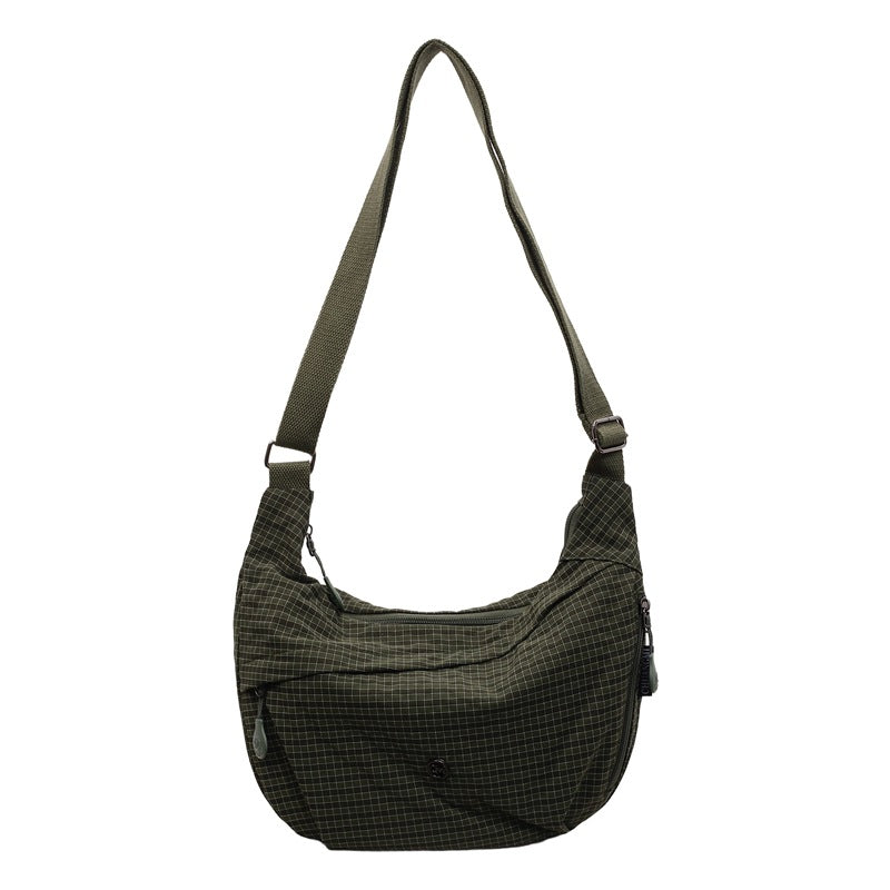 Casual Checkered Sling Bag Bowlift