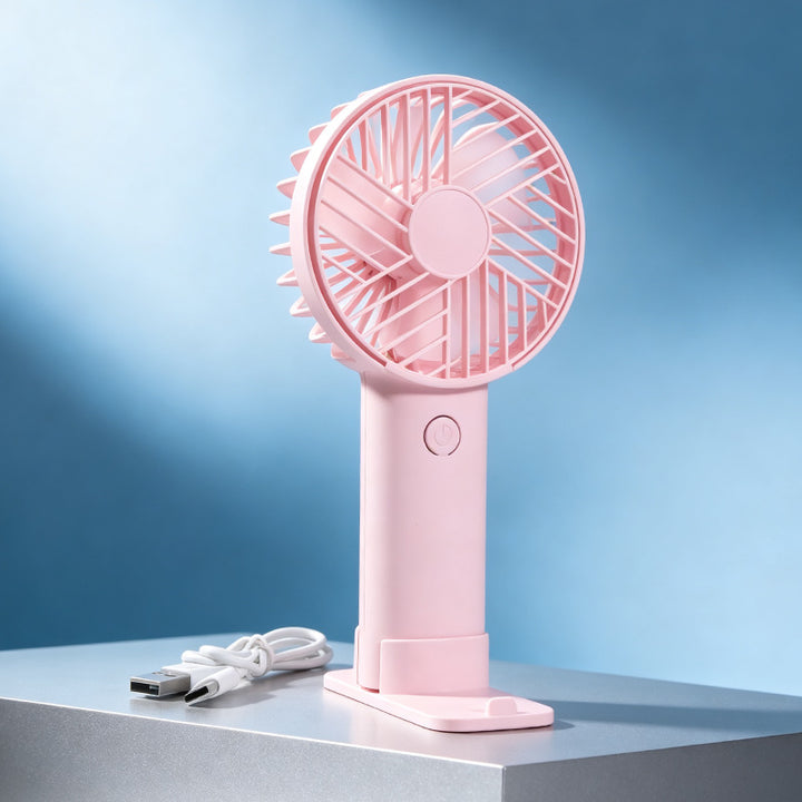 Women's Portable Mini Fan with Flexible Mount and USB Connection Bowlift